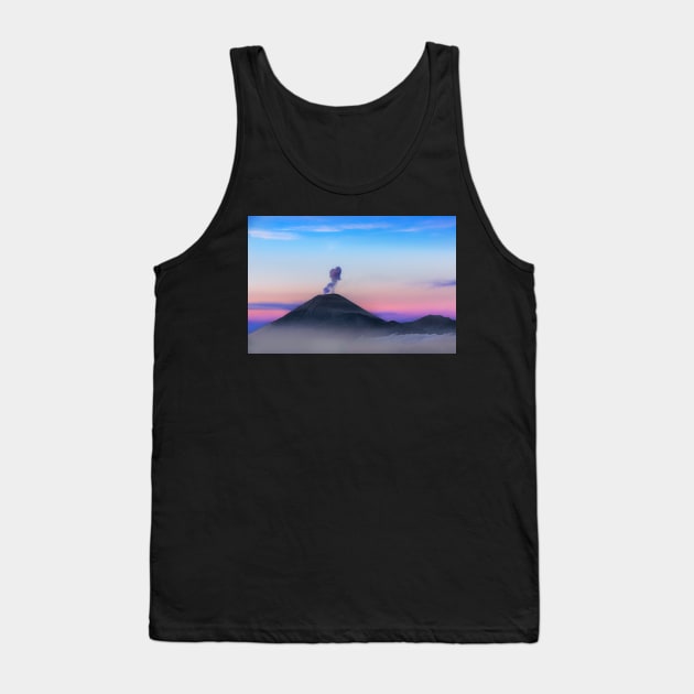 Sunrise over Bromo. Tank Top by bulljup